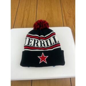Cotopaxi Black Red White Star Guerrilla Beanie Winter Hat
